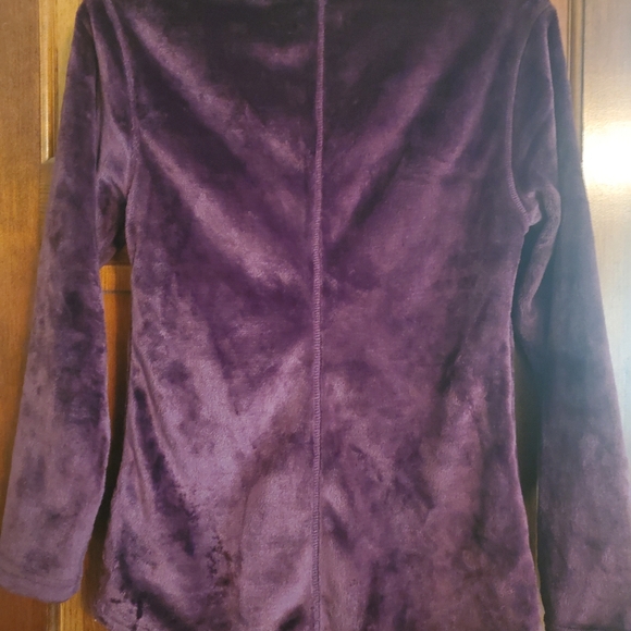 UGG Daisy Plum Fleece Plush Pullover Lounge Shirt Sweatshirt - Picture 4 of 4